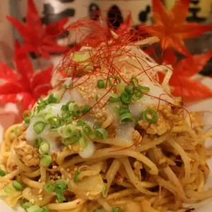 地鶏焼きそば